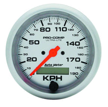 Load image into Gallery viewer, AUTOMETER 4487-M 3-3/8in U/L Speedometer 190KPH Metric