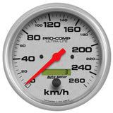 AUTOMETER 4489-M 5in U/L Speedometer - 260KPH Metric
