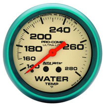 Load image into Gallery viewer, AUTOMETER 4535 2-5/8 Ultra-Nite Water Temp Gauge 140-280