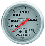AUTOMETER 4632 Pro Comp 2-5/8in Silver Liq-Fill Water 120-240
