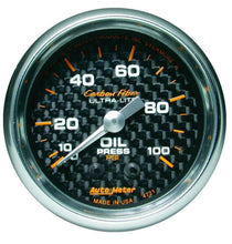 Load image into Gallery viewer, AUTOMETER 4721 C/F 2-1/16in Oil Pressure Gauge 0-100PSI