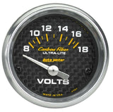 AUTOMETER 4791 C/F 2-1/16in Voltmeter 8-18 Volts