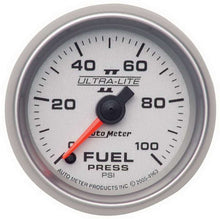 Load image into Gallery viewer, AUTOMETER 4963 2-1/16in U/L II Fuel Pressure Gauge 0-100psi