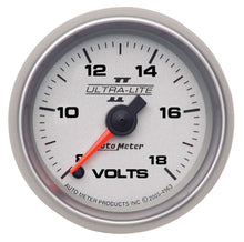 Load image into Gallery viewer, AUTOMETER 4991 2-1/16 U/L II Voltmeter 8-18 Full Sweep