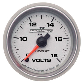 AUTOMETER 4991 2-1/16 U/L II Voltmeter 8-18 Full Sweep
