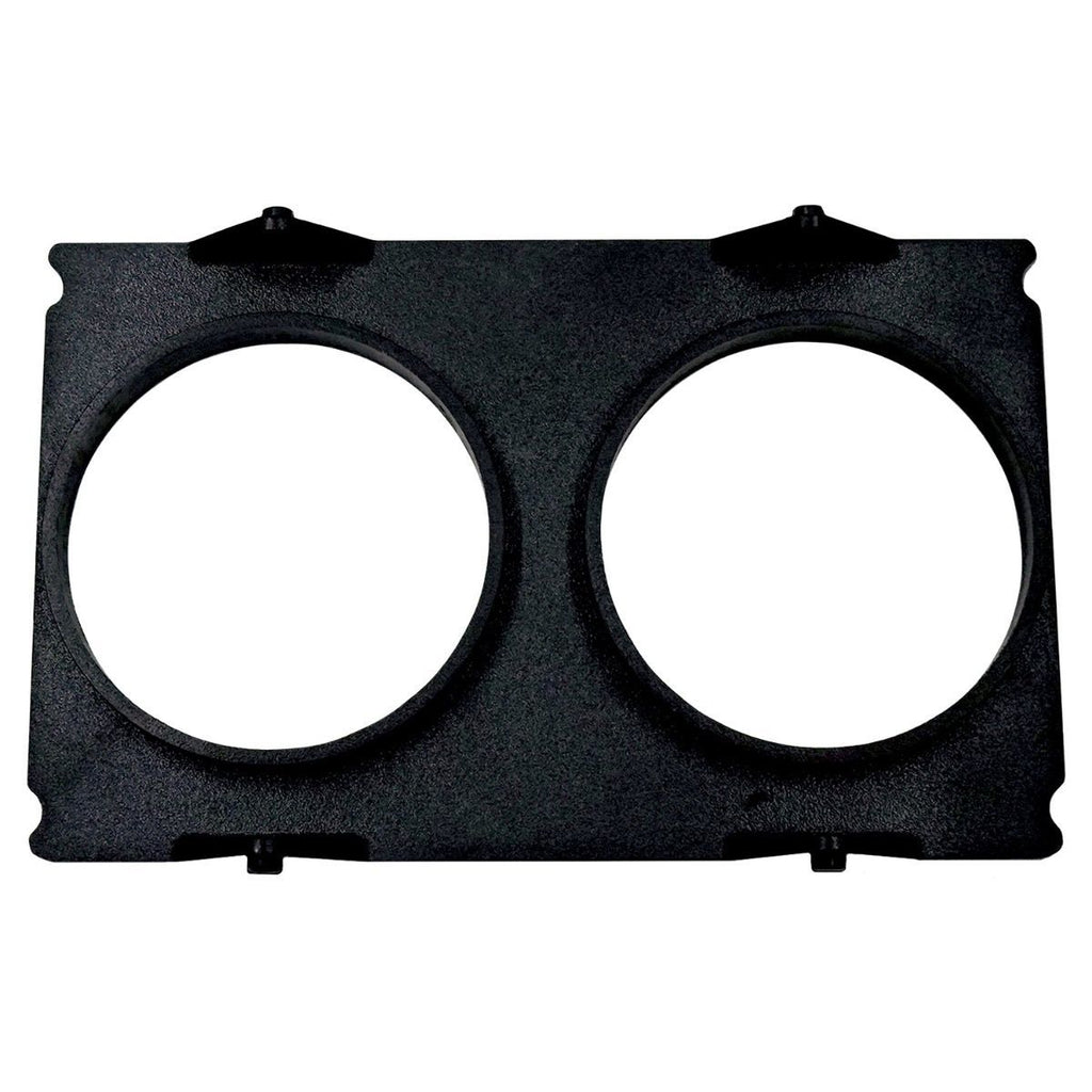 AUTOMETER 5011 Autometer 5011 Gauge Mounting Panel for 1979-81 Camaro - Dual 2-1/16 inch Snap-In Plastic Black Panel