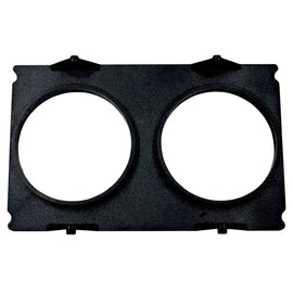 AUTOMETER 5011 Autometer 5011 Gauge Mounting Panel for 1979-81 Camaro - Dual 2-1/16 inch Snap-In Plastic Black Panel
