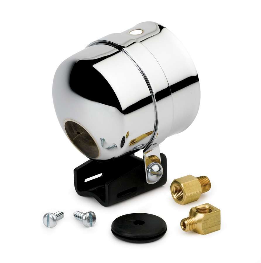 AUTOMETER 5201 2-5/8 Chrm Mtg Cup W/Hol