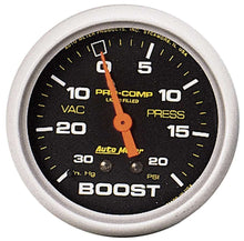 Load image into Gallery viewer, AUTOMETER 5401 0-20/0-30 Turbo Boost