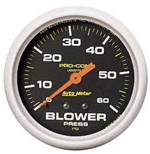 Load image into Gallery viewer, AUTOMETER 5402 0-60 Blower Pressure