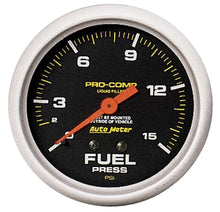 Load image into Gallery viewer, AUTOMETER 5411 0-15 Fuel Pressure Gauge