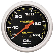 Load image into Gallery viewer, AUTOMETER 5422 0-200 Oil Pressure Gauge