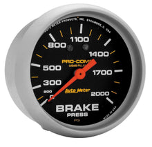 Load image into Gallery viewer, AUTOMETER 5426 0-2000 Brake Pressure