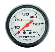 Load image into Gallery viewer, AUTOMETER 5705 2-1/16 Phantom Boost Gauge - 0-60psi