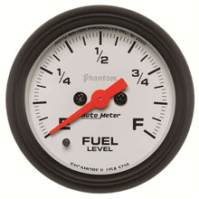 Load image into Gallery viewer, AUTOMETER 5710 2-1/16in P/S Fuel Level Gauge