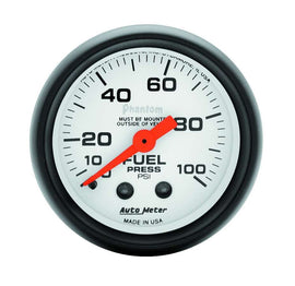 AUTOMETER 5712 2-1/16in Phantom Fuel Pressure Gauge 0-100 PSI