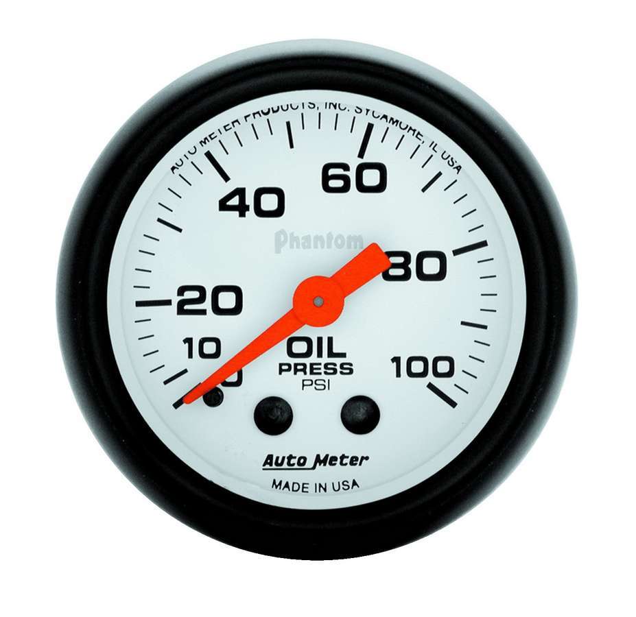 AUTOMETER 5721 Phantom 2 1/16in Oil Pressure 0-100 PSI Mech.