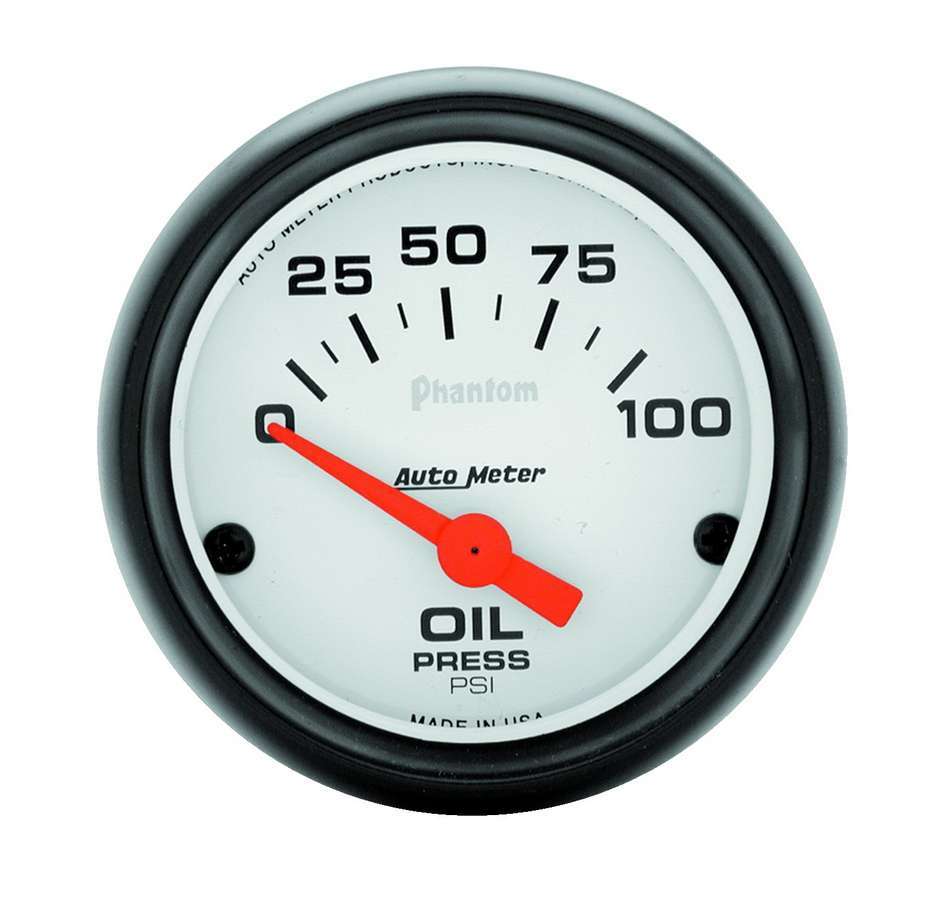 AUTOMETER 5727 Phantom 2 1/16in Oil Pressure 0-100 PSI Elec.