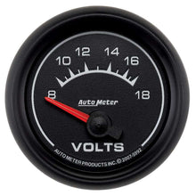 Load image into Gallery viewer, AUTOMETER 5992 2-1/16 ES Voltmeter Gauge - 8-18