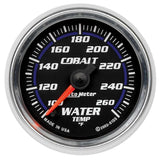AUTOMETER 6155 2-1/16in C/S Water Temp. Gauge 120-260 Deg.