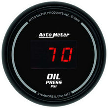 Load image into Gallery viewer, AUTOMETER 6327 2-1/16in DG/B Oil Press. Gauge
