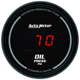 AUTOMETER 6327 2-1/16in DG/B Oil Press. Gauge