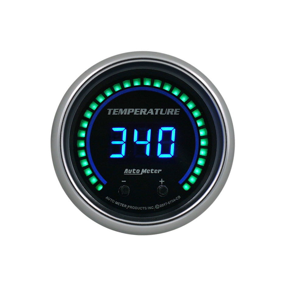 AUTOMETER 6754-CB 2-1/16 Fluid Temp Gauge Elite Digital CB Series