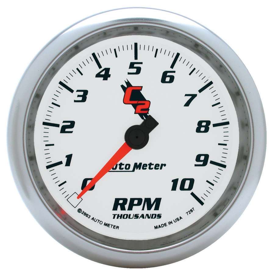 AUTOMETER 7297 3-3/8in C2/S Tach - 10000 RPM