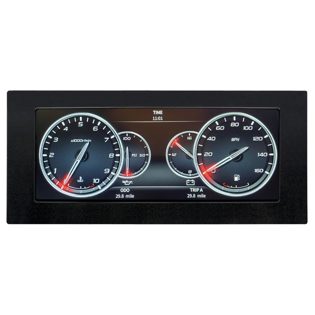 AUTOMETER 7400 Autometer 7400 Invision Digital LCD Gauge Kit - Universal Panel Mount
