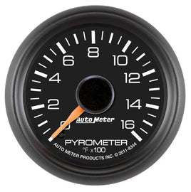 AUTOMETER 8344 2-1/16 Pyrometer Gauge - GM Diesel Truck