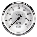 AUTOMETER 880088 Ford Racing Tach - 3-1/8 In-Dach - White Face