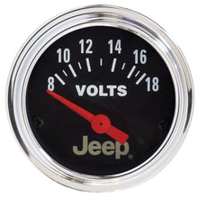 Load image into Gallery viewer, AUTOMETER 880242 2-1/16 Voltmeter Gauge - Jeep Series