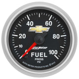 AUTOMETER 880449 2-1/16 Fuel Pressure Gauge GM COPO Camaro