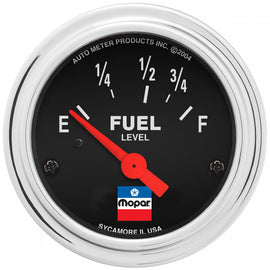 AUTOMETER 880785 2-1/16 Fuel Level Gauge Mopar Logo Series