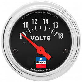 AUTOMETER 880788 2-1/16 Voltmeter Gauge Mopar Logo Series