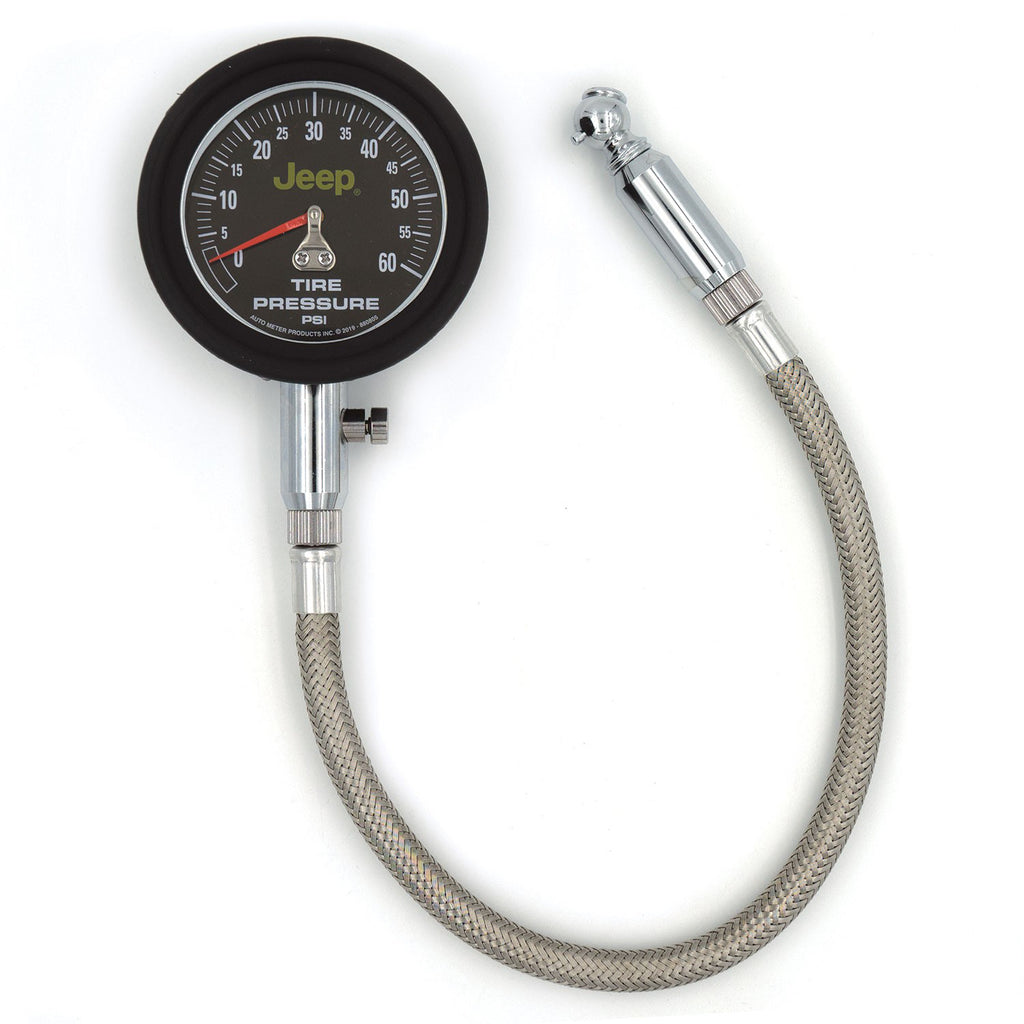 AUTOMETER 880805 Tire Pressure Guage 0-60 Psi w/Jeep Logo