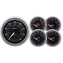 Load image into Gallery viewer, AUTOMETER 9708 2/16 Chrono Chrome Gauge 5-Piece Gauge Kit