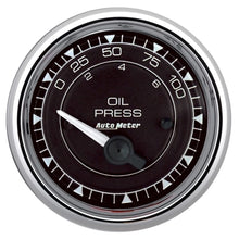 Load image into Gallery viewer, AUTOMETER 9727 2/16 Chrono Chrome Gaug Pressure 0-100PSI