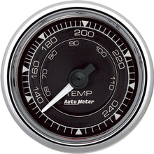 Load image into Gallery viewer, AUTOMETER 9732 2/16 Chrono Chrome Gauge Temp  120-240 Degree