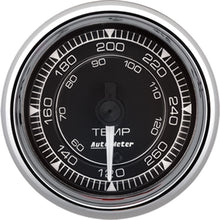 Load image into Gallery viewer, AUTOMETER 9754 2/16 Chrono Chrome Gauge Temp - 120-280 Degree