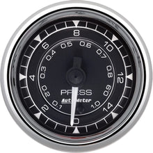 Load image into Gallery viewer, AUTOMETER 9762 2/16 Chrono Chrome Gauge Pressure  15PSI