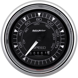 AUTOMETER 9788 3-3/8 Speedo Chrono Chrome 160 MPH