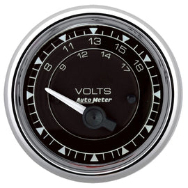 AUTOMETER 9792 2/16 Chrono Chrome Gauge Voltmeter 18-Volt