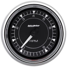 Load image into Gallery viewer, AUTOMETER 9797 3-3/8 Tach Chrono Chrome 8K RPM In-Dash