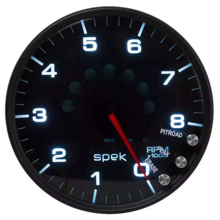 AUTOMETER P23852 5in Tachometer 8000 RPM w/Shift Light Black Dial