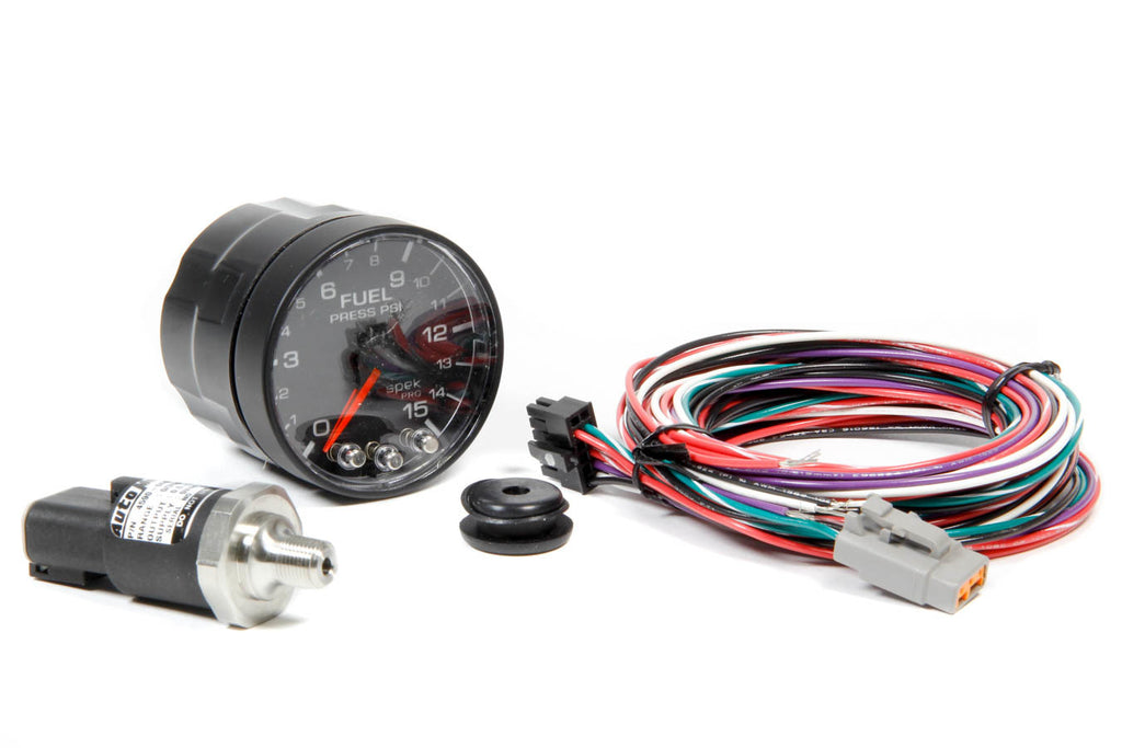 AUTOMETER P315328 Spek-Pro 2-1/16 Fuel Press. Gauge w/Peak Mem.