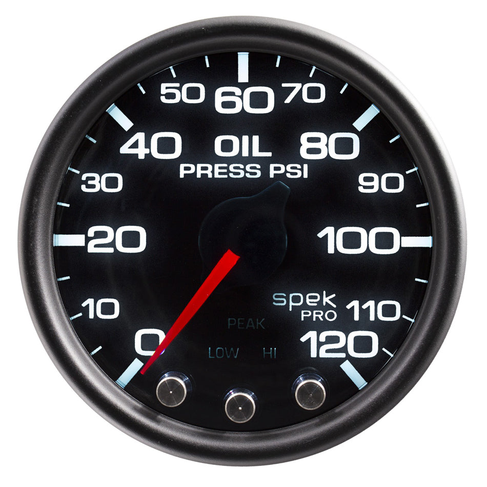AUTOMETER P32552 Spek-Pro Oil Pressure Gauge 0-120psi 2-1/16