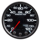 AUTOMETER P32552 Spek-Pro Oil Pressure Gauge 0-120psi 2-1/16