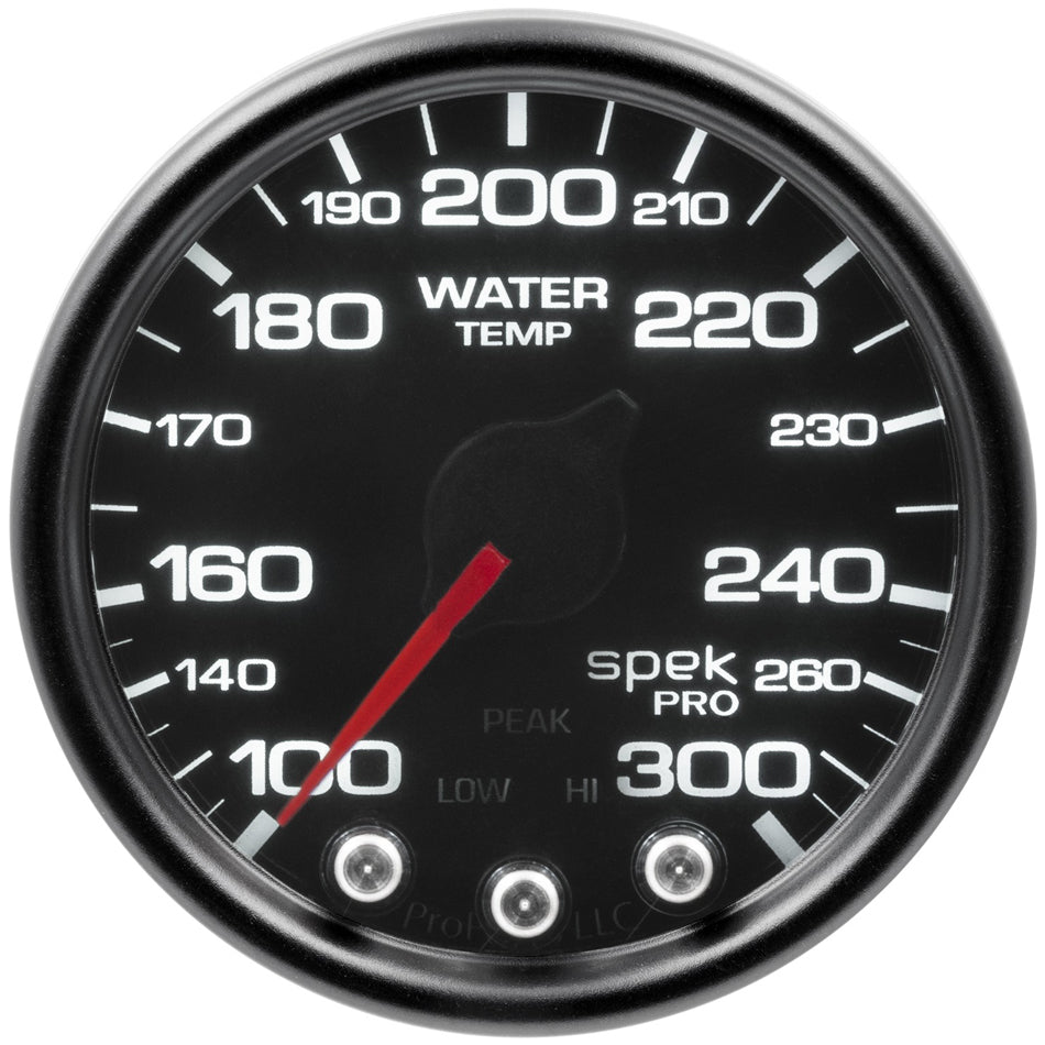 AUTOMETER P34652 Spek-Pro Water Temp Gauge 100-300F 2-1/16