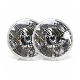 AUTO-LOC AUTLENB1AS Tri-Bar Headlights Pair w/Replaceable Color Dots
